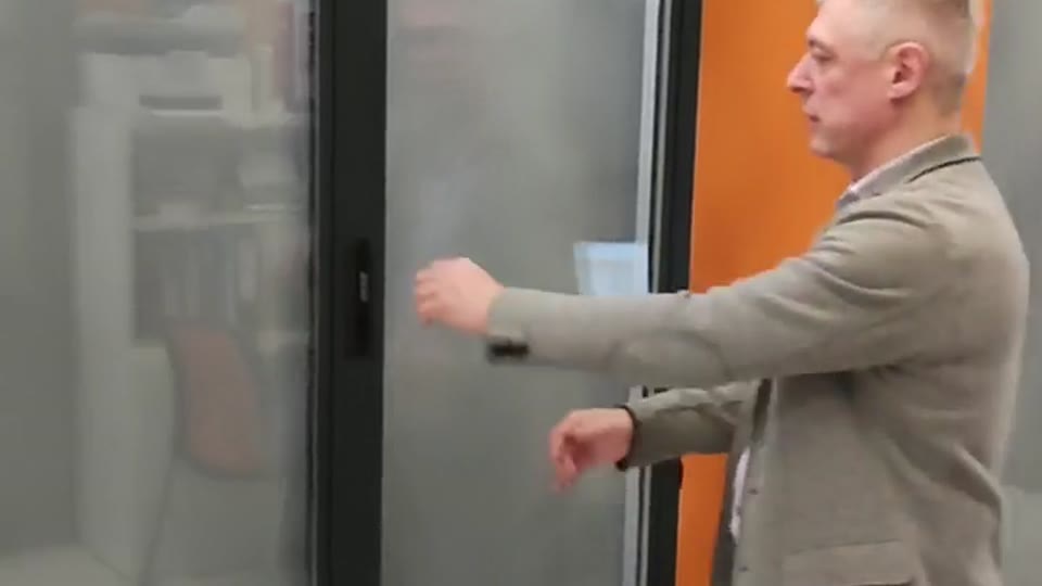 Складная система со стеклопакетом